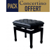 Bechstein B124 Imposant laqué noir